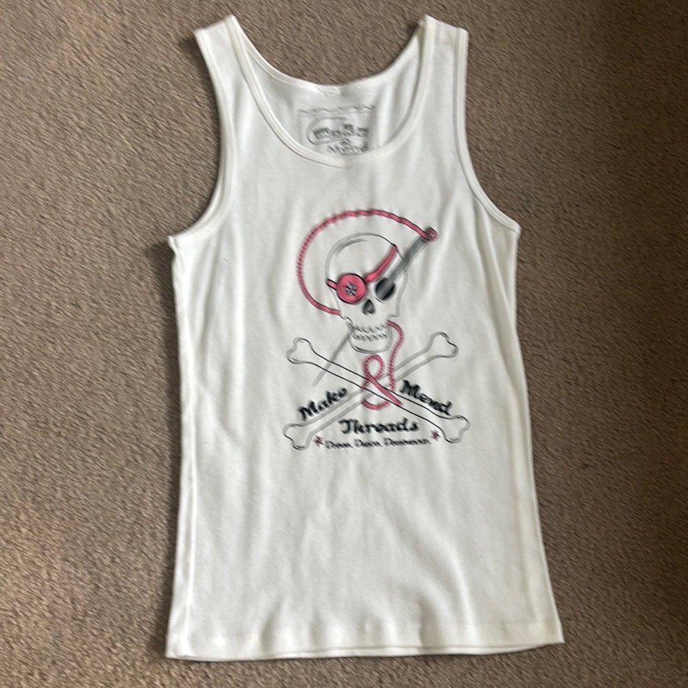 Make & Mend Threads Tank Top